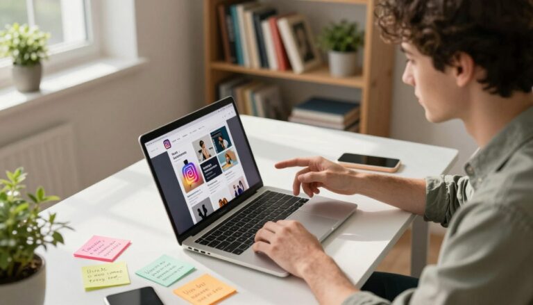 Examples of AI prompts for Instagram content creation in use
