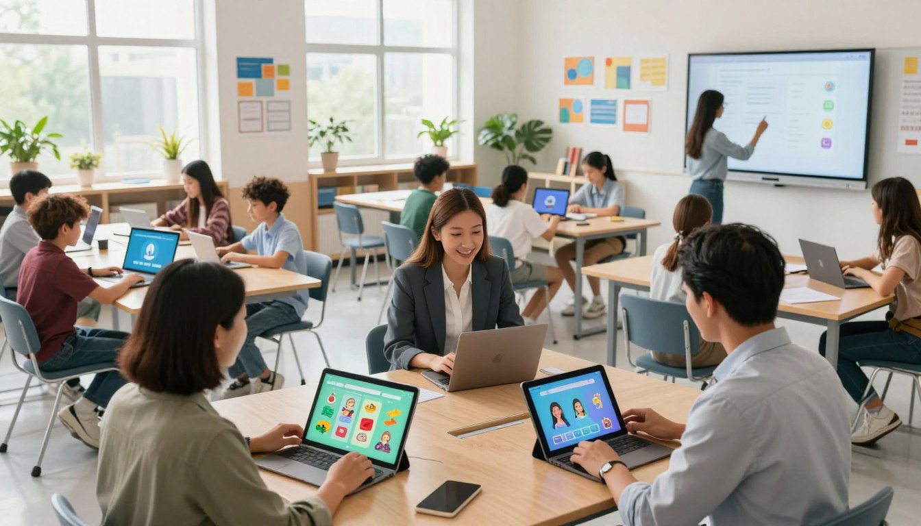 Examples of AI tools for differentiated instruction K-12 in use