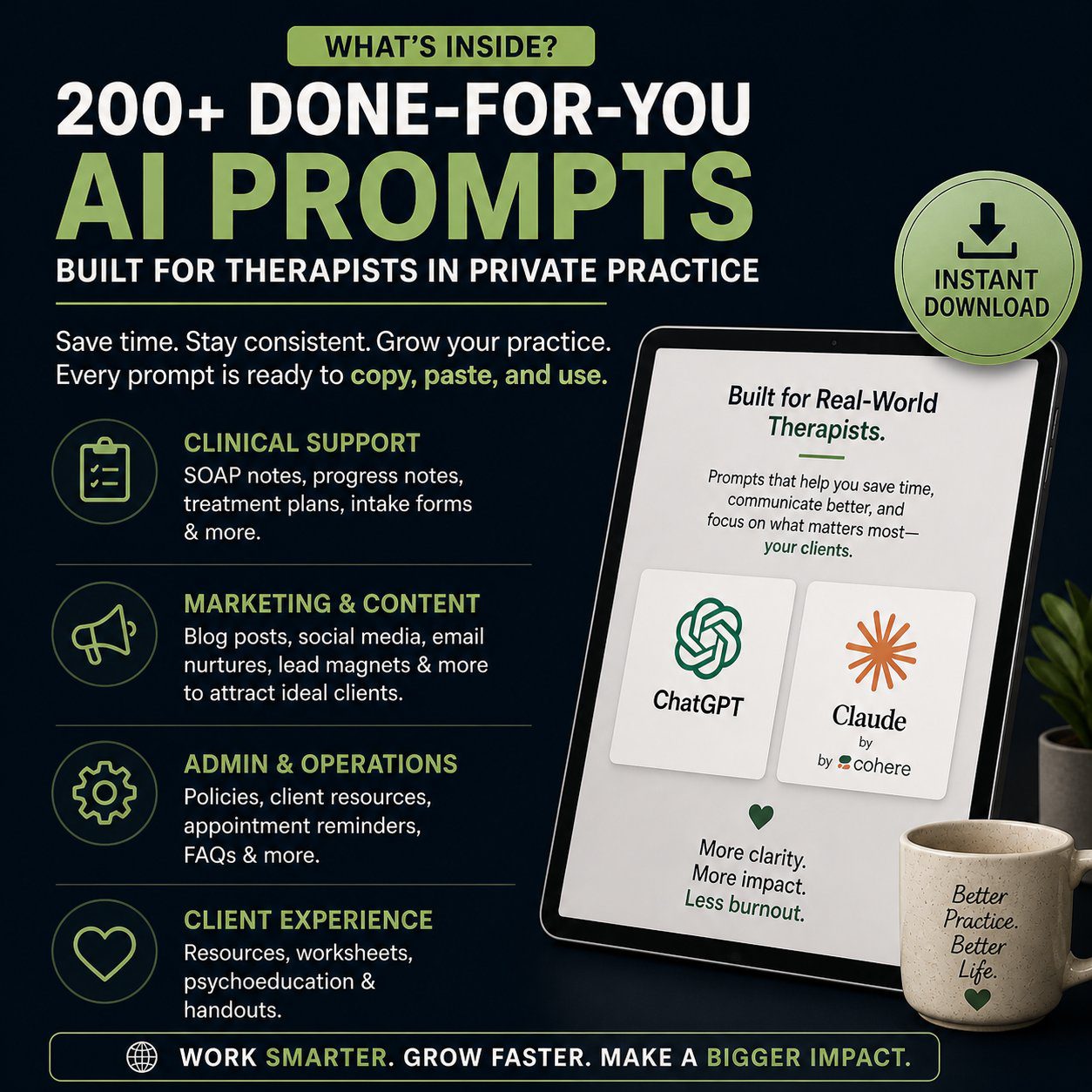 AI prompts for therapists